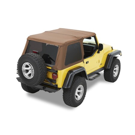 Bestop Trektop Slantback Soft Top For Jeep 1997-2006 Wrangler TJ 56820-37